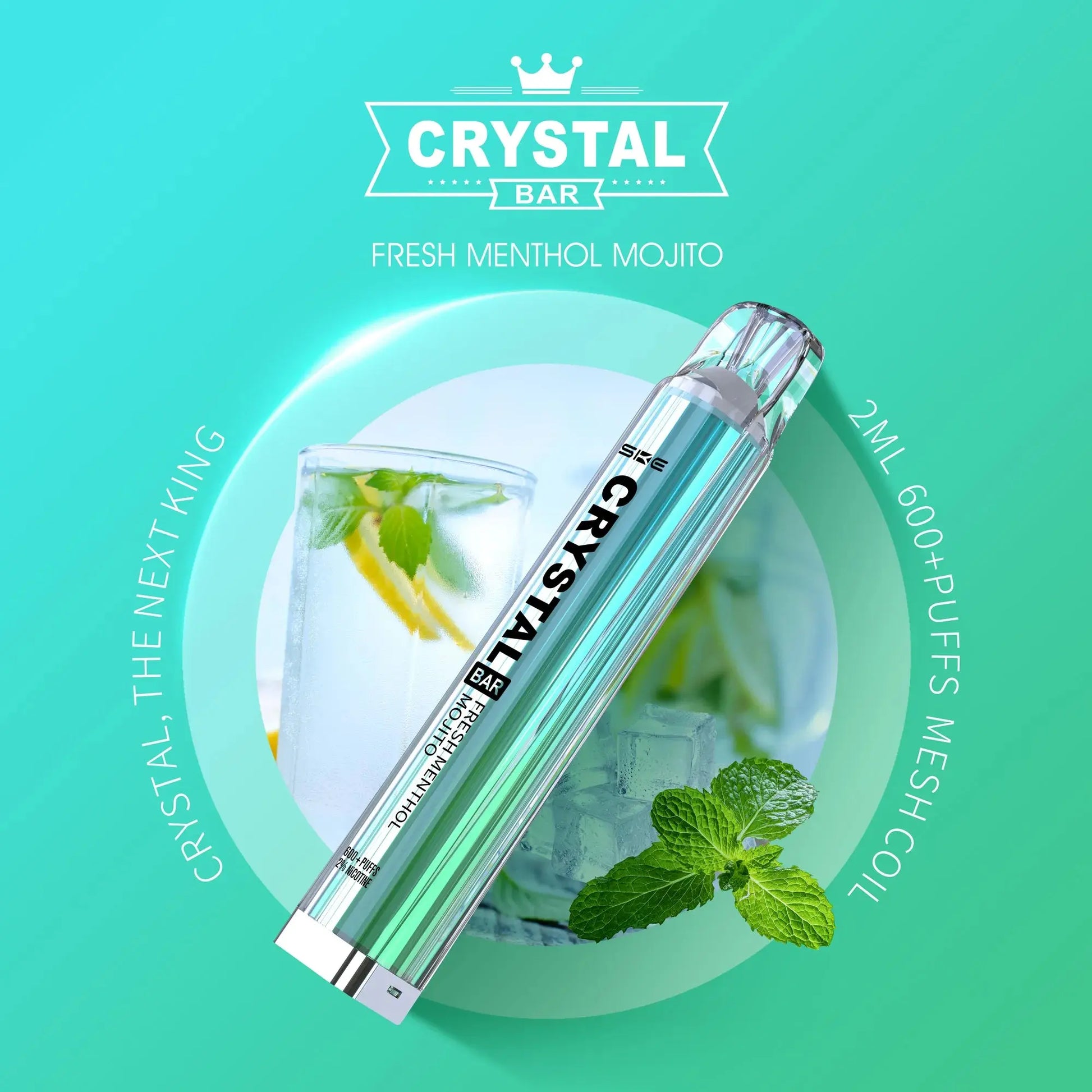 SKE Crystal 600 Puff Disposable Vape (6861487177831)