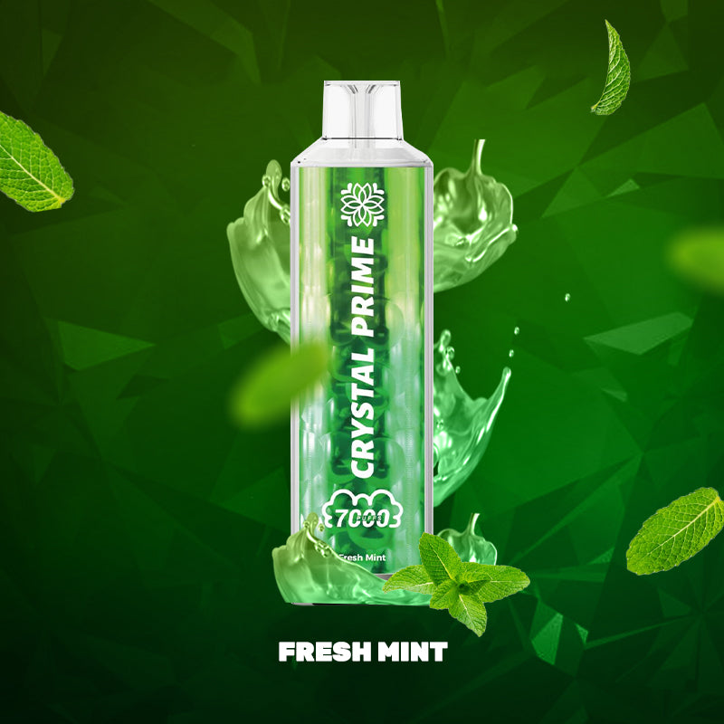 Fresh Mint Crystal Prime 7000 Disposable Vape