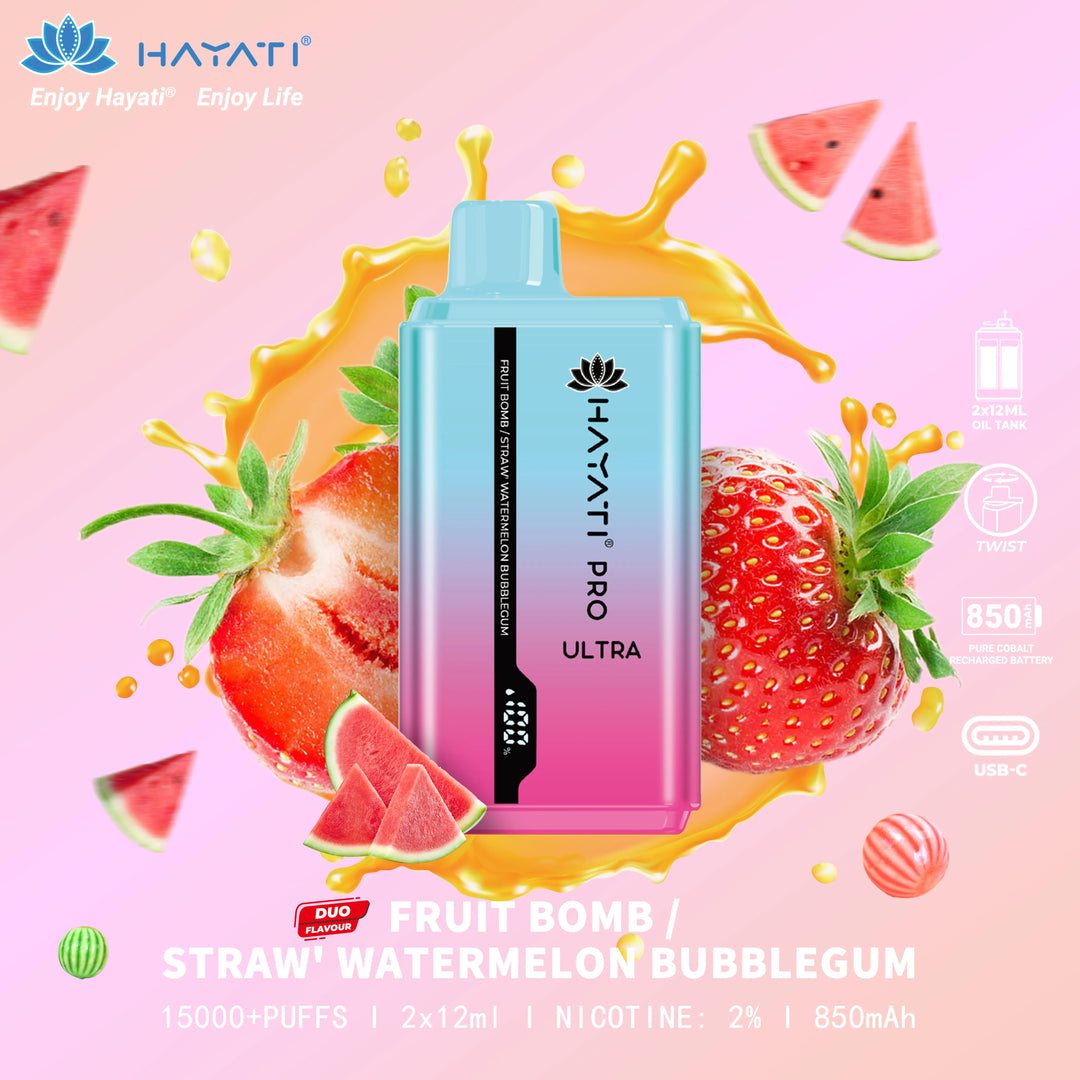 Hayati Pro Ultra 15K Puff Disposable Vape Pod Device