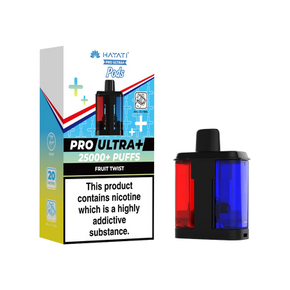 Fruit Twist Hayati Pro Ultra Plus 25k Pre-filled Replacement Pods and Hayati 25000 Pod Refills