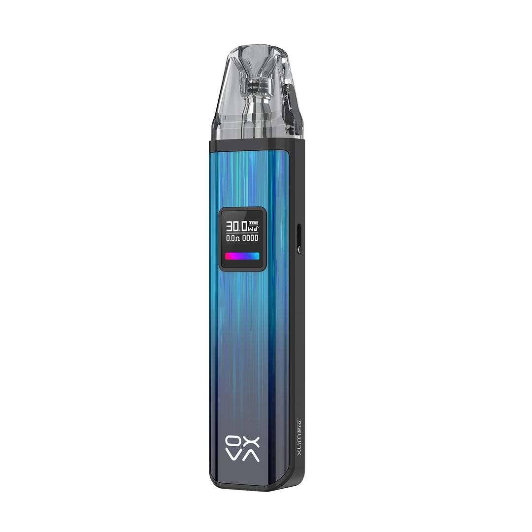 Gleamy Blue Oxva Xlim Pro Pod Vape Kit