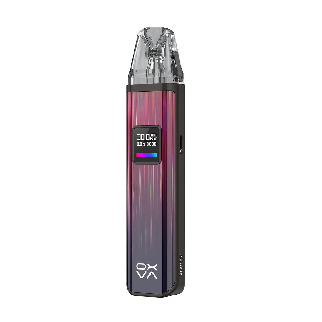 Gleamy Red Oxva Xlim Pro Pod Vape Kit