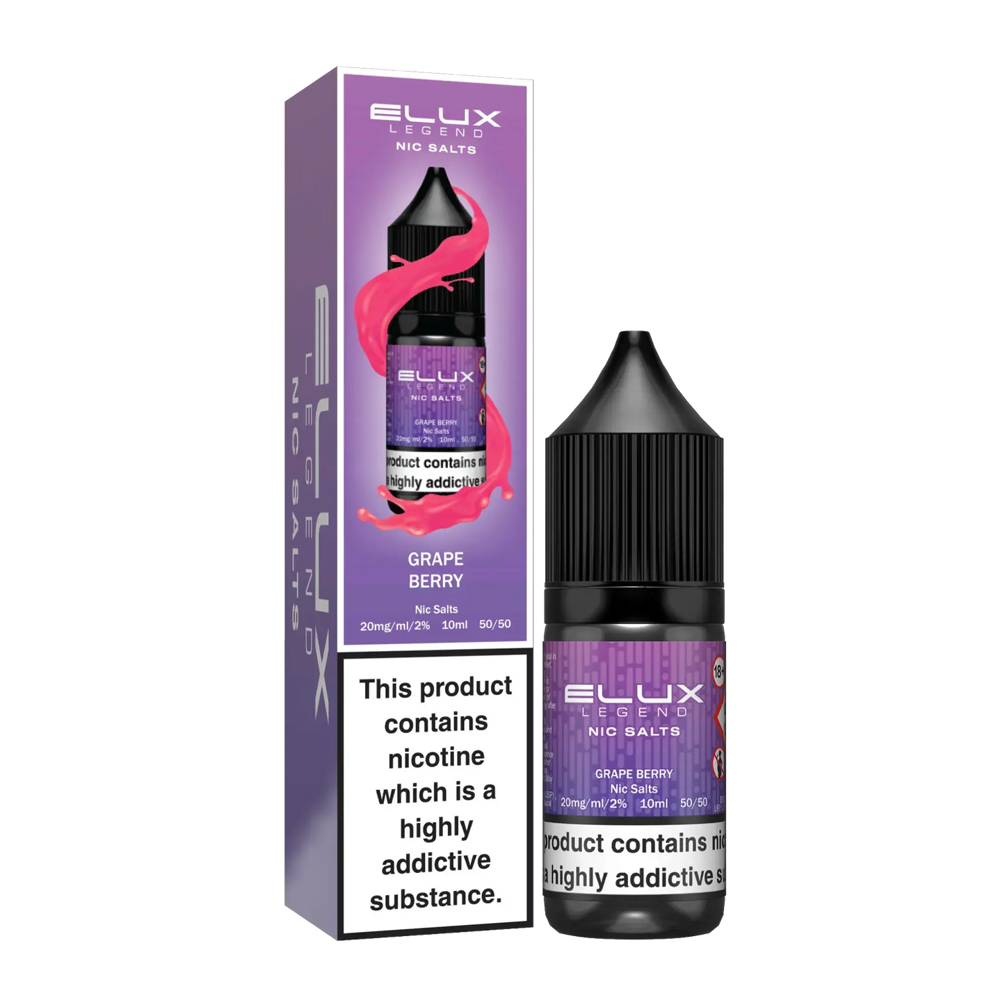 Grape Berry 20mg Elux Legend Nic Salt (6861576274023)