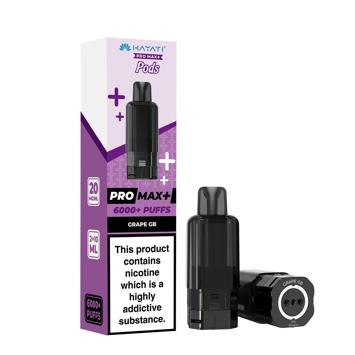 Grape Gummy Bear Flavour Hayati Pro Max Plus 6000 Pre-Filled Replacement Pods and Hayati 6000 Refill Pods