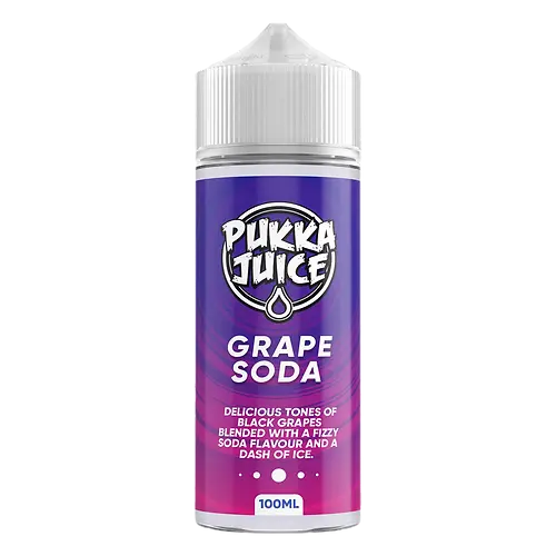 Pukka Juice Grape Soda E Liquid 100ml Shortfill  70VG/30PG