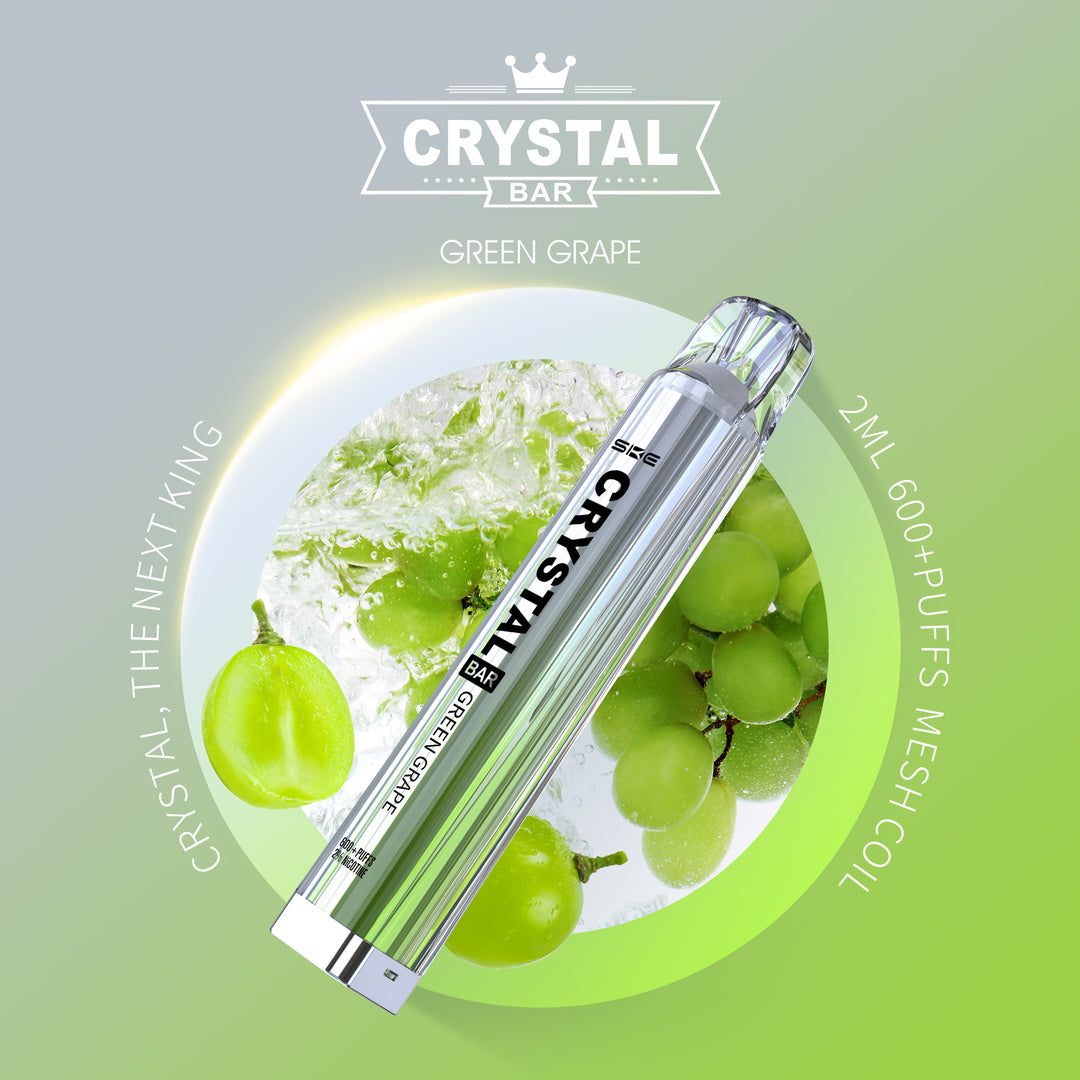 Green Grape SKE Crystal 600 Puff Disposable Vape