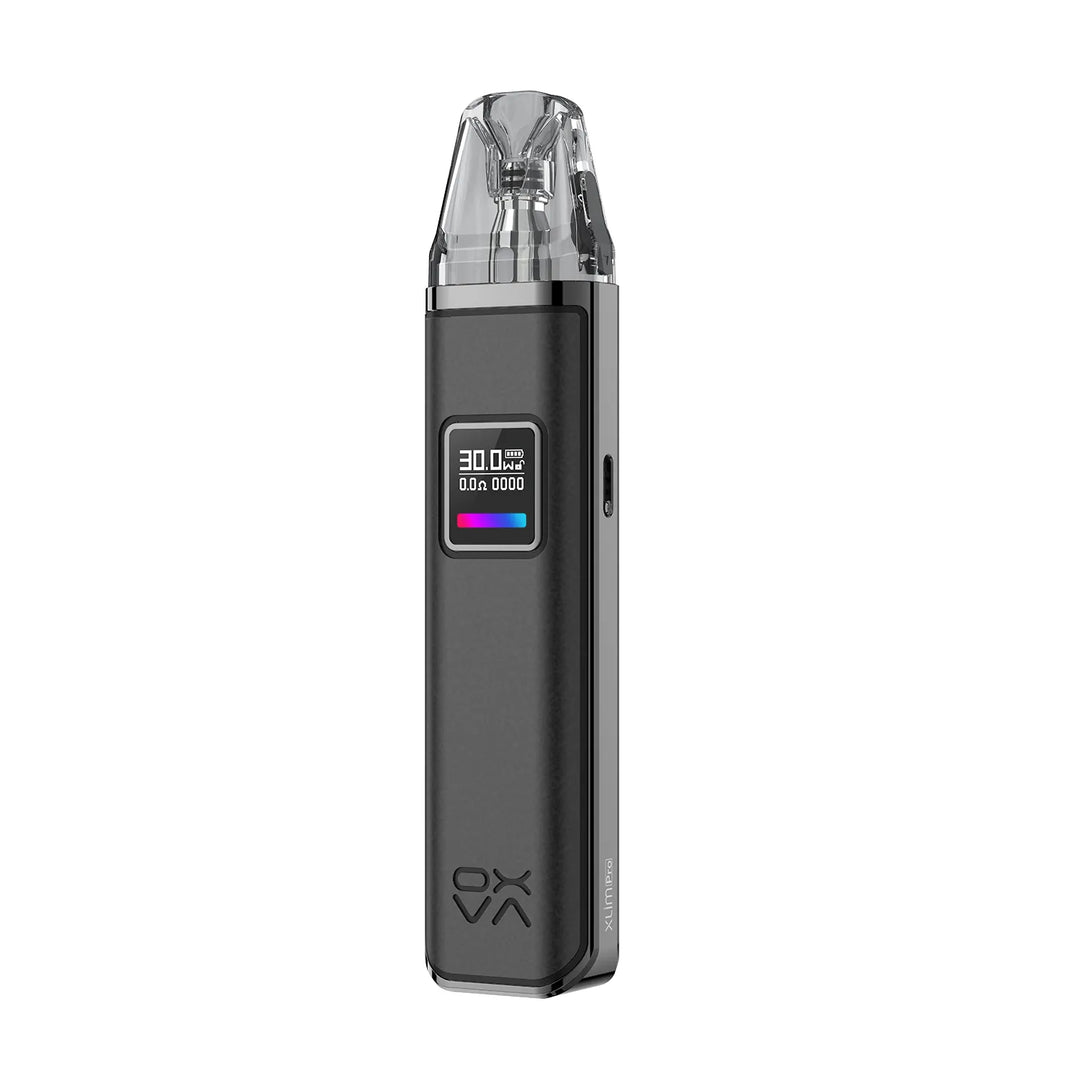 Grey Leather Oxva Xlim Pro Pod Vape Kit