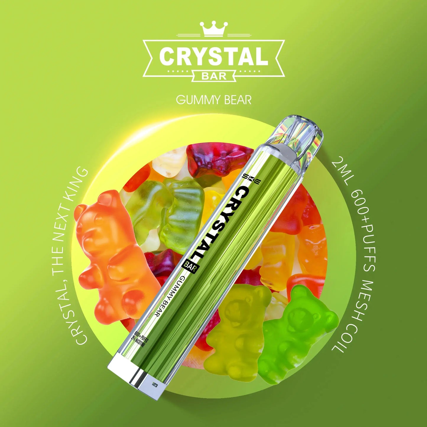 SKE Crystal 600 Puff Disposable Vape (6861487177831)