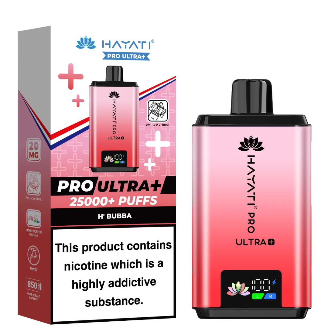 Hubba Bubba Flavour Hayati Pro Ultra Plus 25k Puff Prefilled Pod Kit