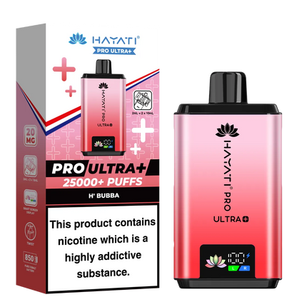 Hubba Bubba Flavour Hayati Pro Ultra Plus 25k Puff Prefilled Pod Kit