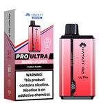 Load image into Gallery viewer, Hayati Pro Ultra 15000+ Puffs disposable vape in Hubba Bubba flavor, featured with a vibrant pink device and packaging.
