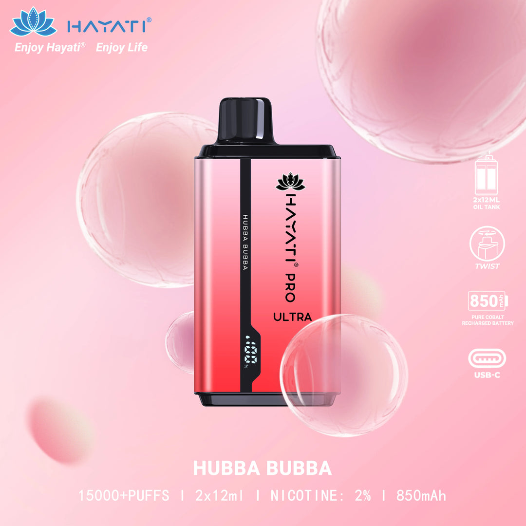 Hayati Pro Ultra 15K Puff Disposable Vape Pod Device