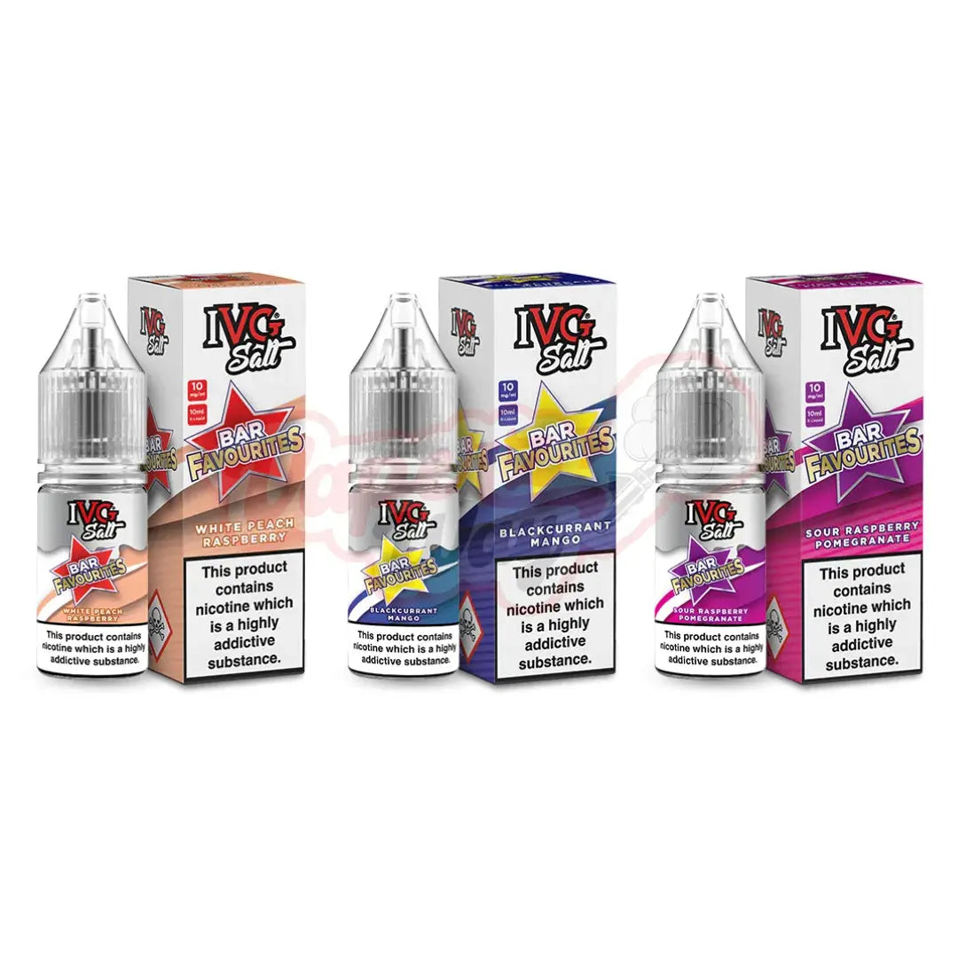 IVG Bar Favourite Nic Salts E-Liquid | *SALE*