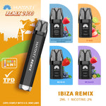 Load image into Gallery viewer, Ibiza Remix Hayati Remix 2400 Puff 4in1 Disposable Vape Kit
