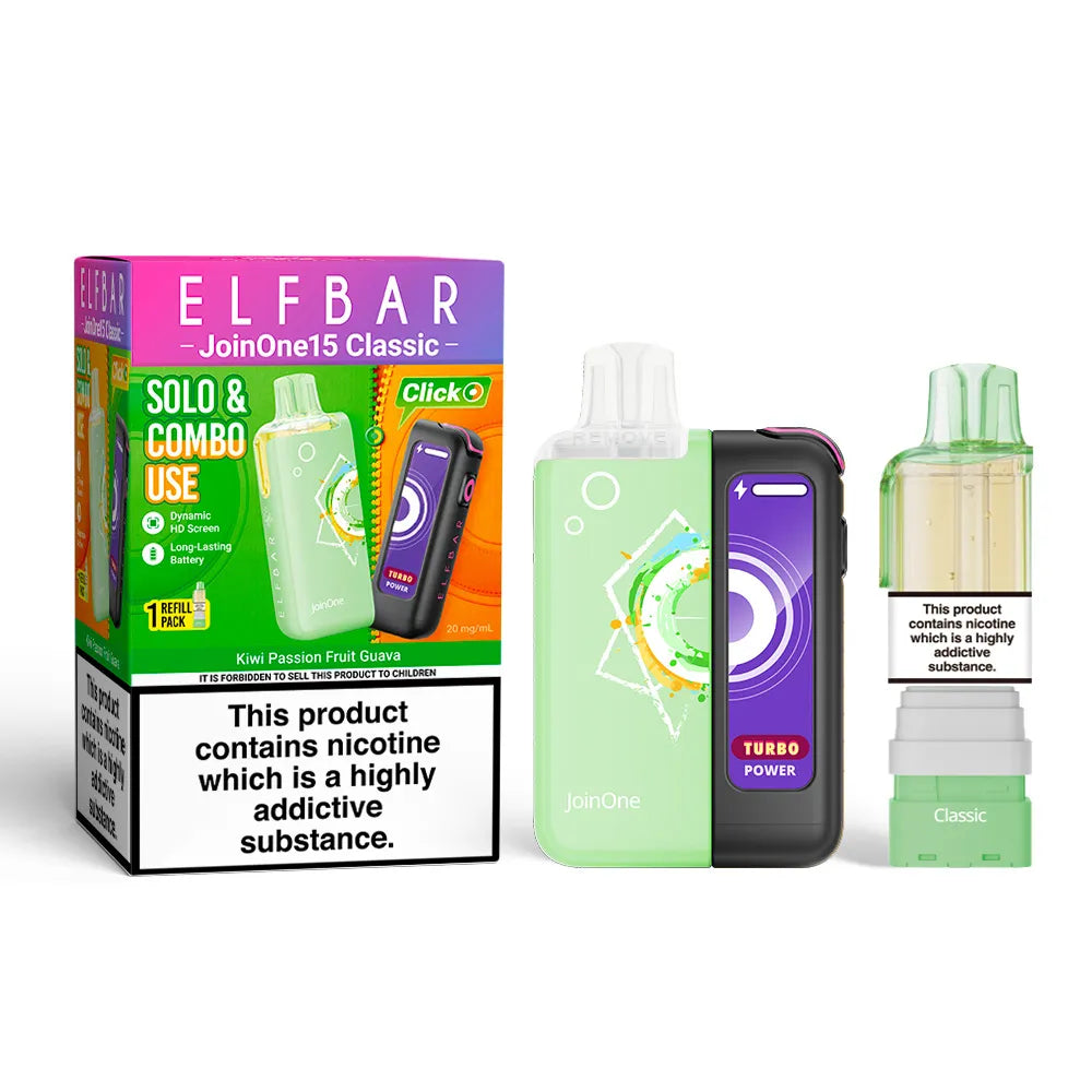 Elf Bar JoinOne 15 Classic Prefilled Pod Kit Kiwi Passion Fruit Guava