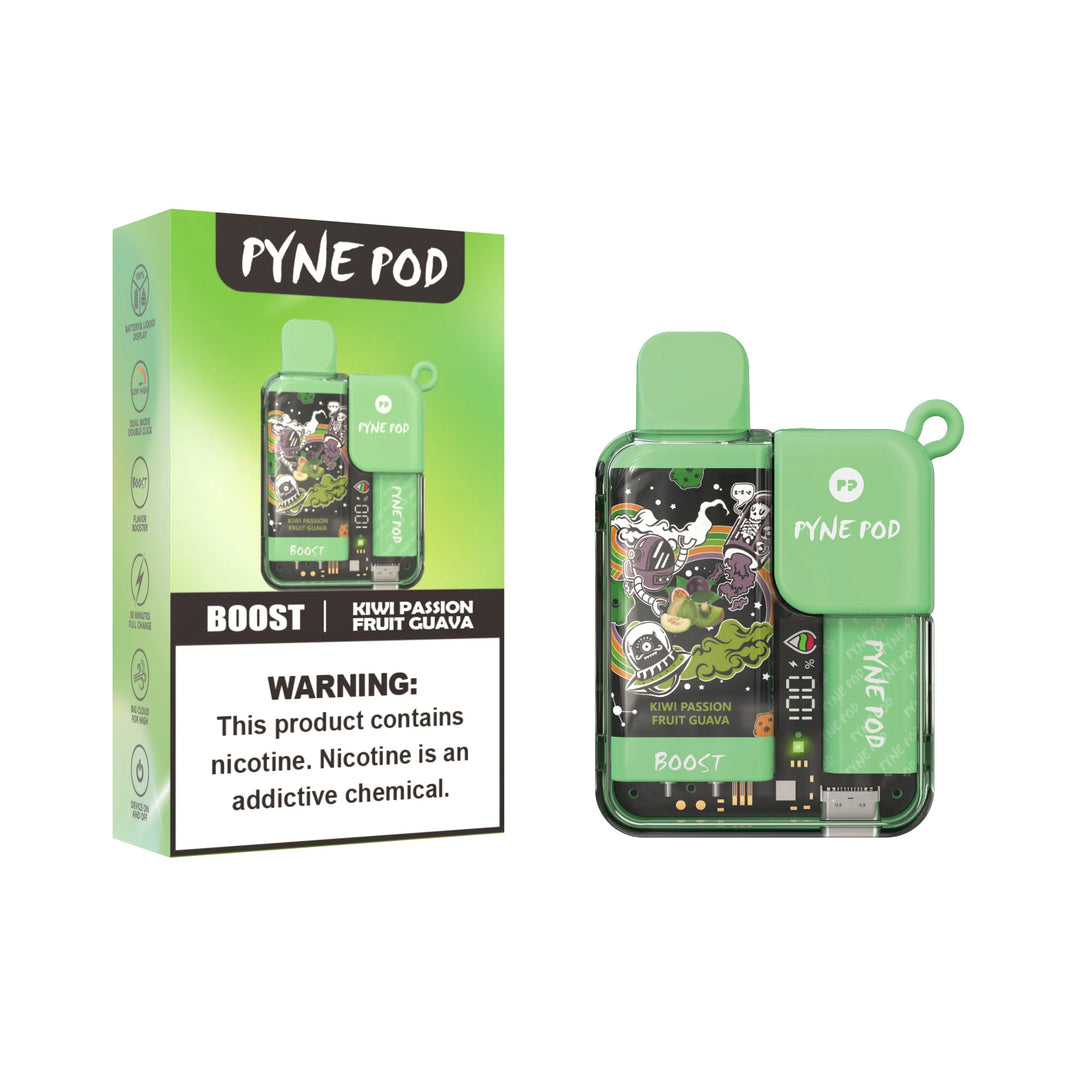 Pyne Pod 8500 Puff Kiwi Passion Fruit Guava Disposable Vape