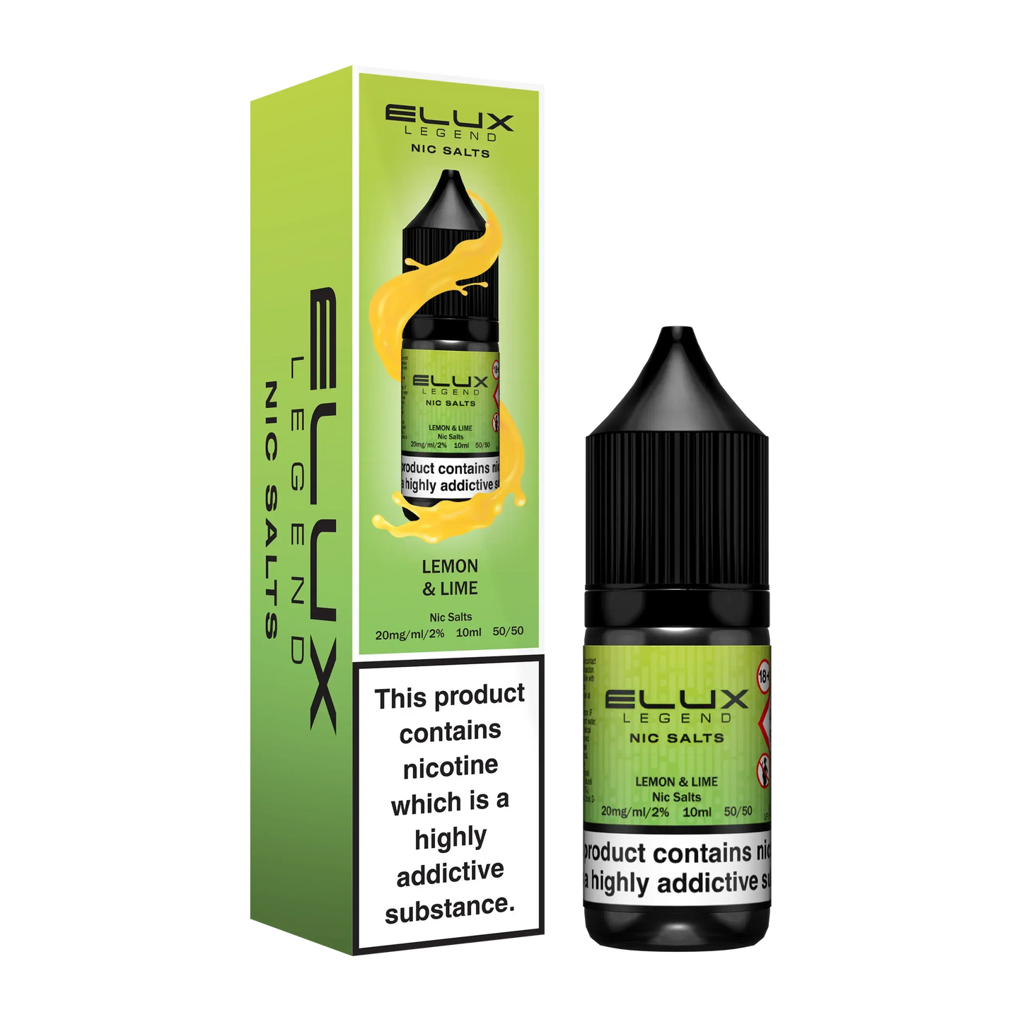 Lemon Lime 20mg Elux Legend Nic Salt (6861576274023)