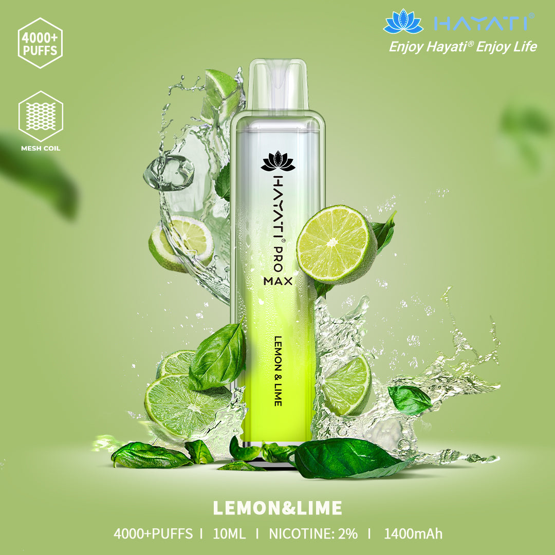 Lemon Lime Hayati Pro Max 4000 Puff Disposable Vape