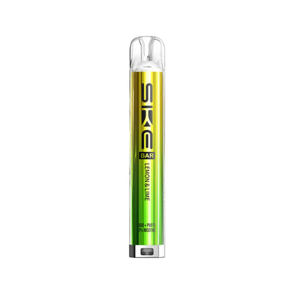 Lemon Lime Flavour SKE Crystal Bar 600 puff prefilled pod kit