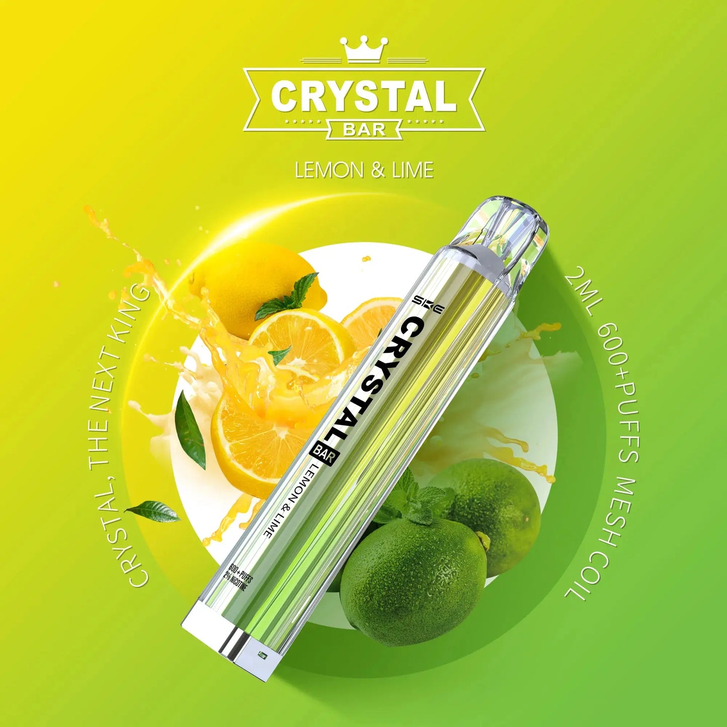 SKE Crystal 600 Puff Disposable Vape (6861487177831)