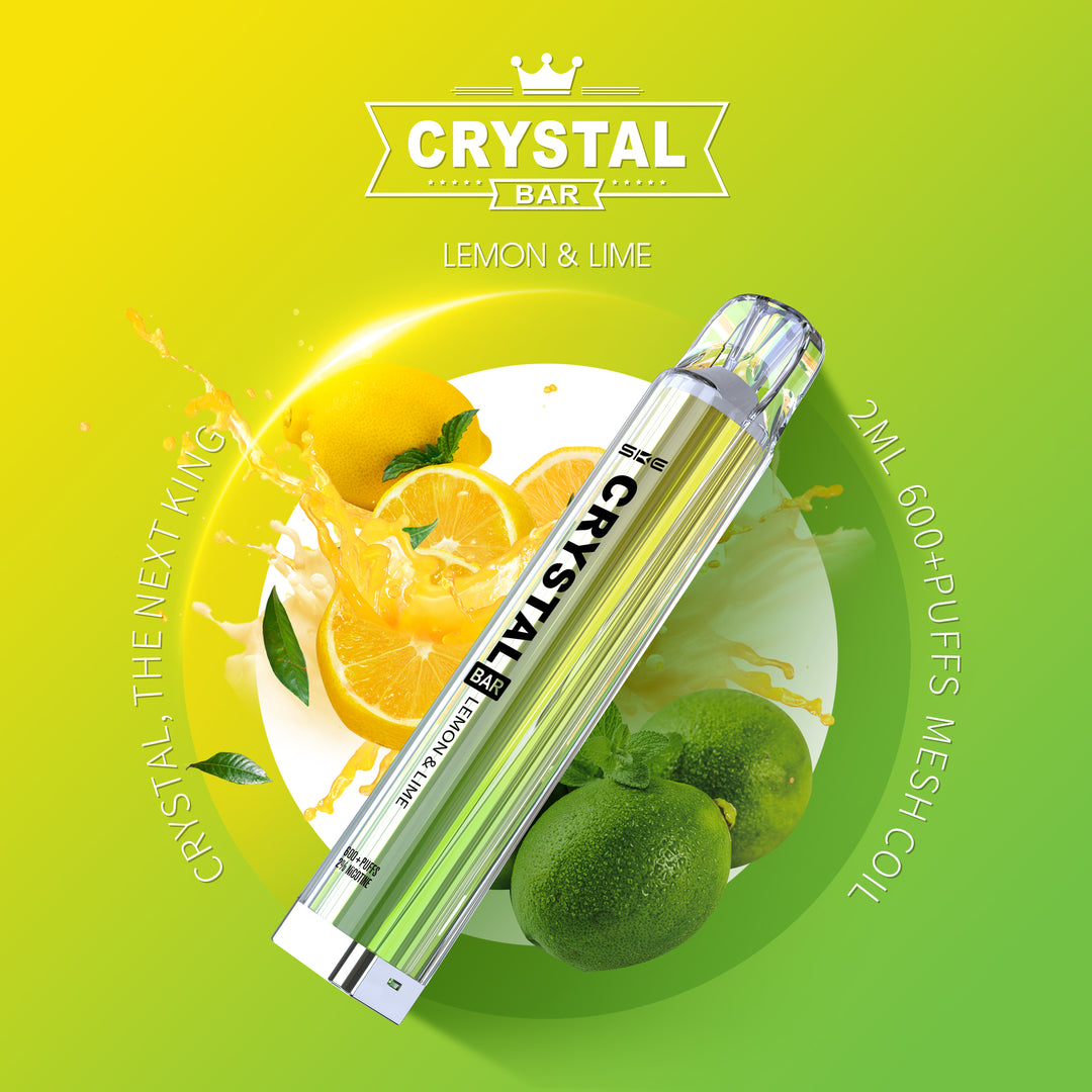 Lemon Lime SKE Crystal 600 Puff Disposable Vape