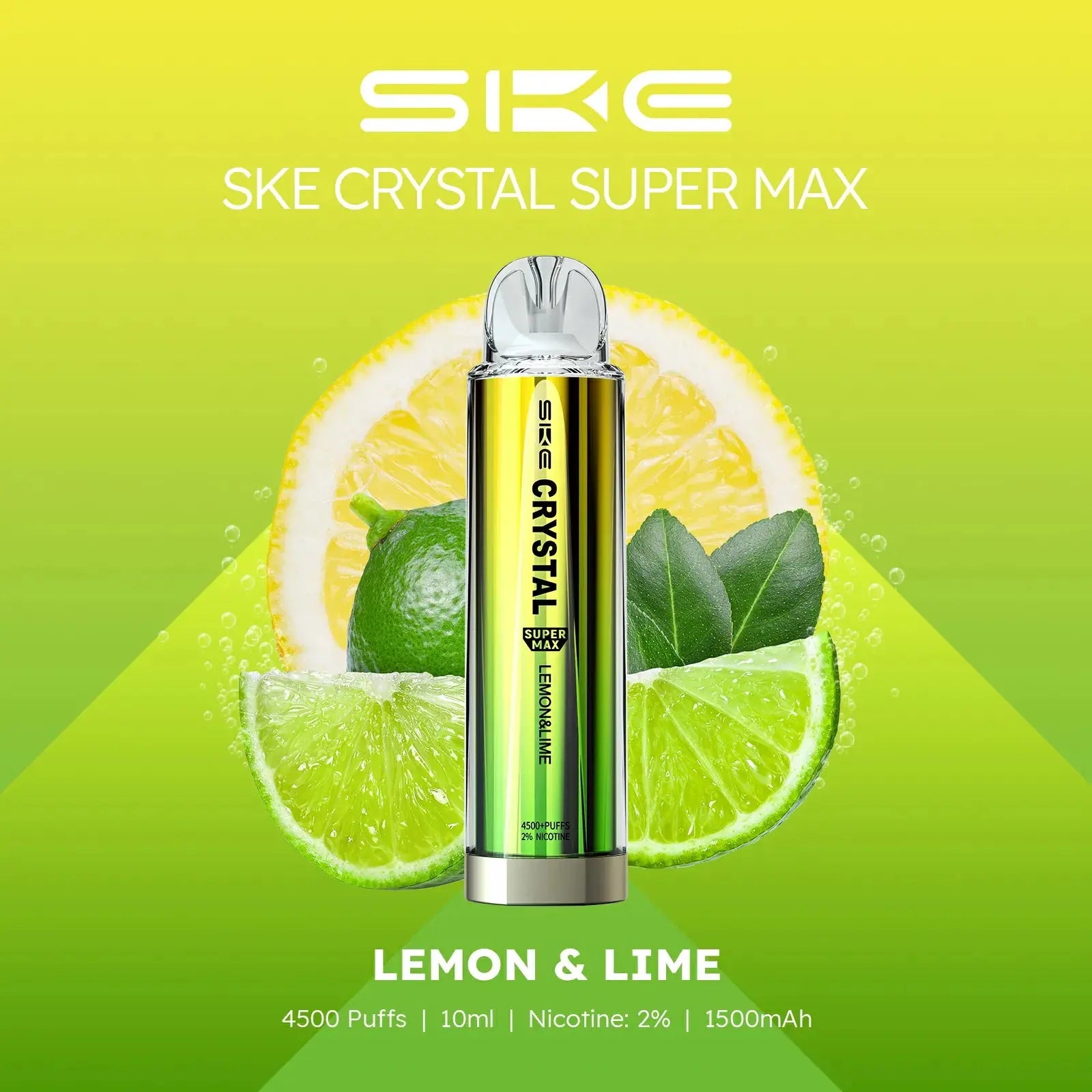 SKE Crystal Supermax 4500 Puff Disposable Vape (6871122083943)