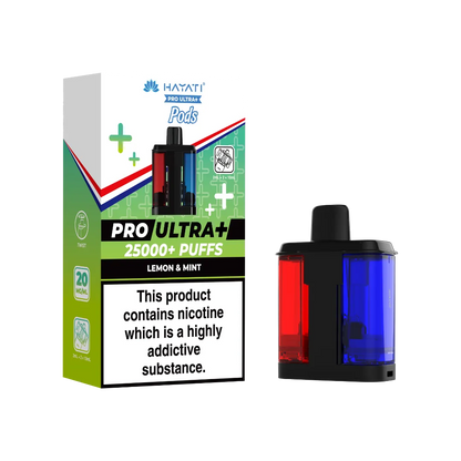 Lemon Mint Hayati Pro Ultra Plus 25k Pre-filled Replacement Pods