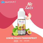 Load image into Gallery viewer, Lemon Peach Passion Fruit Hayati Pro Max Nic Salt 10mg and 20mg Nicotine Strength 10ml Bottle
