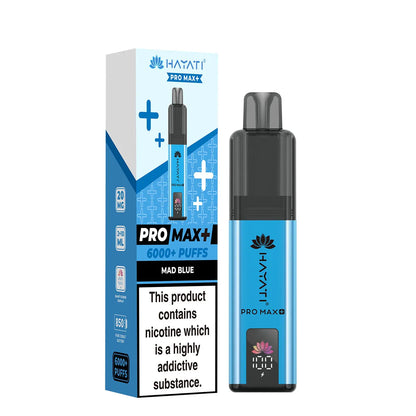 Mad Blue Flavour Hayati Pro Max Plus 6000 Puff Prefilled Pod Kit