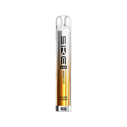 Mango Ice Flavour SKE Crystal Bar 600 puff prefilled pod kit