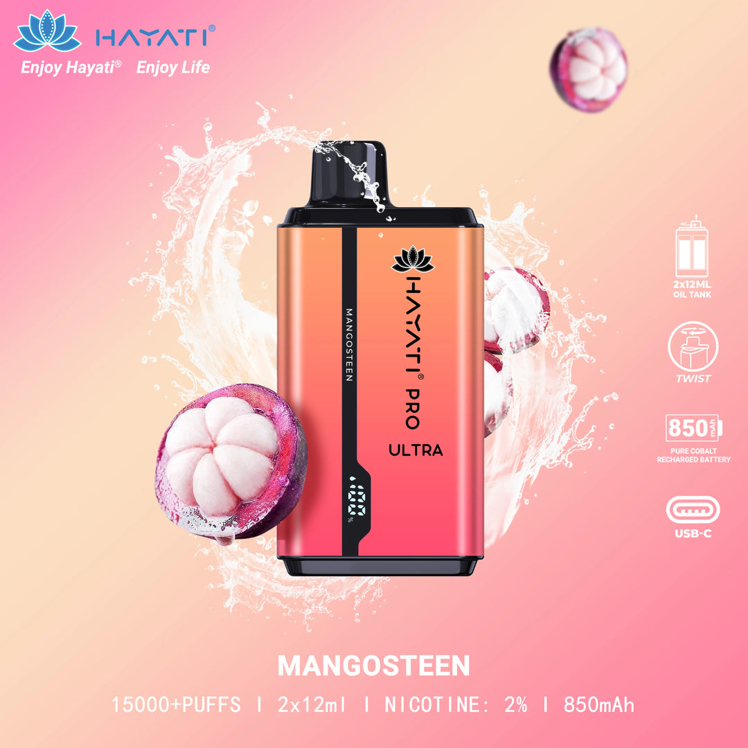 Hayati Pro Ultra 15K Puff Disposable Vape Pod Device