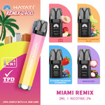 Load image into Gallery viewer, Miami Remix Hayati Remix 2400 Puff 4in1 Disposable Vape Kit
