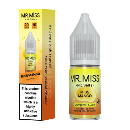 Mr.Miss E-Liquid Bottle flavoured Triple Mango named Miss Mango