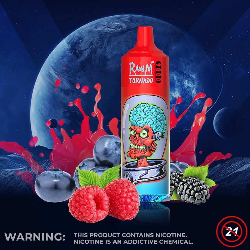 RandM Tornado 9000 Mixed Berries Disposable Vape 9000 Puffs