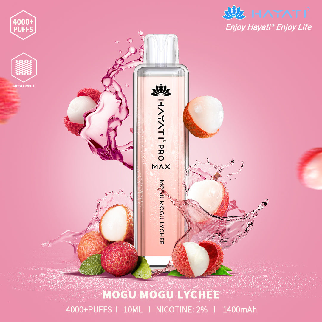 Mogu Mogu Lychee Hayati Pro Max 4000 Puff Disposable Vape