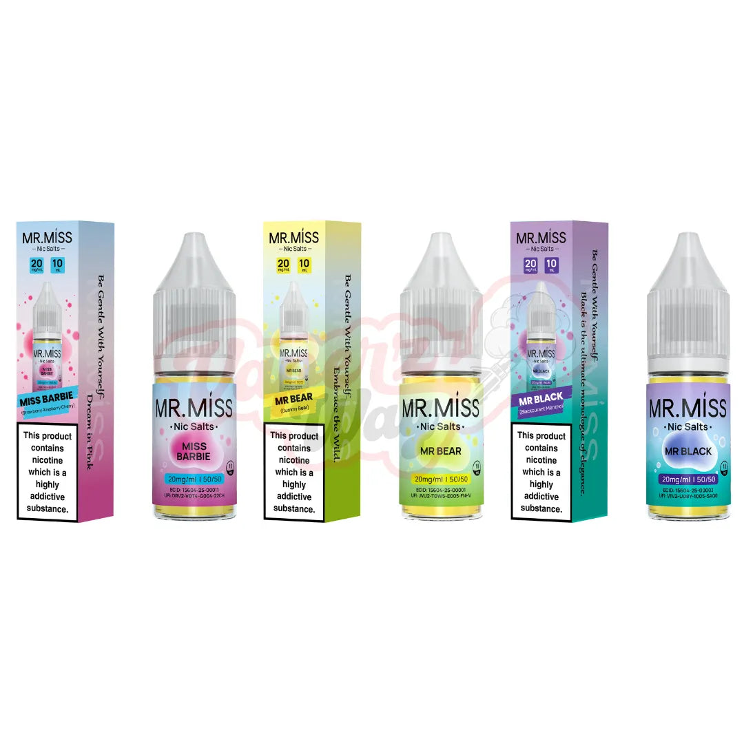 Mr.Miss Nicotine Salts and E-Liquids