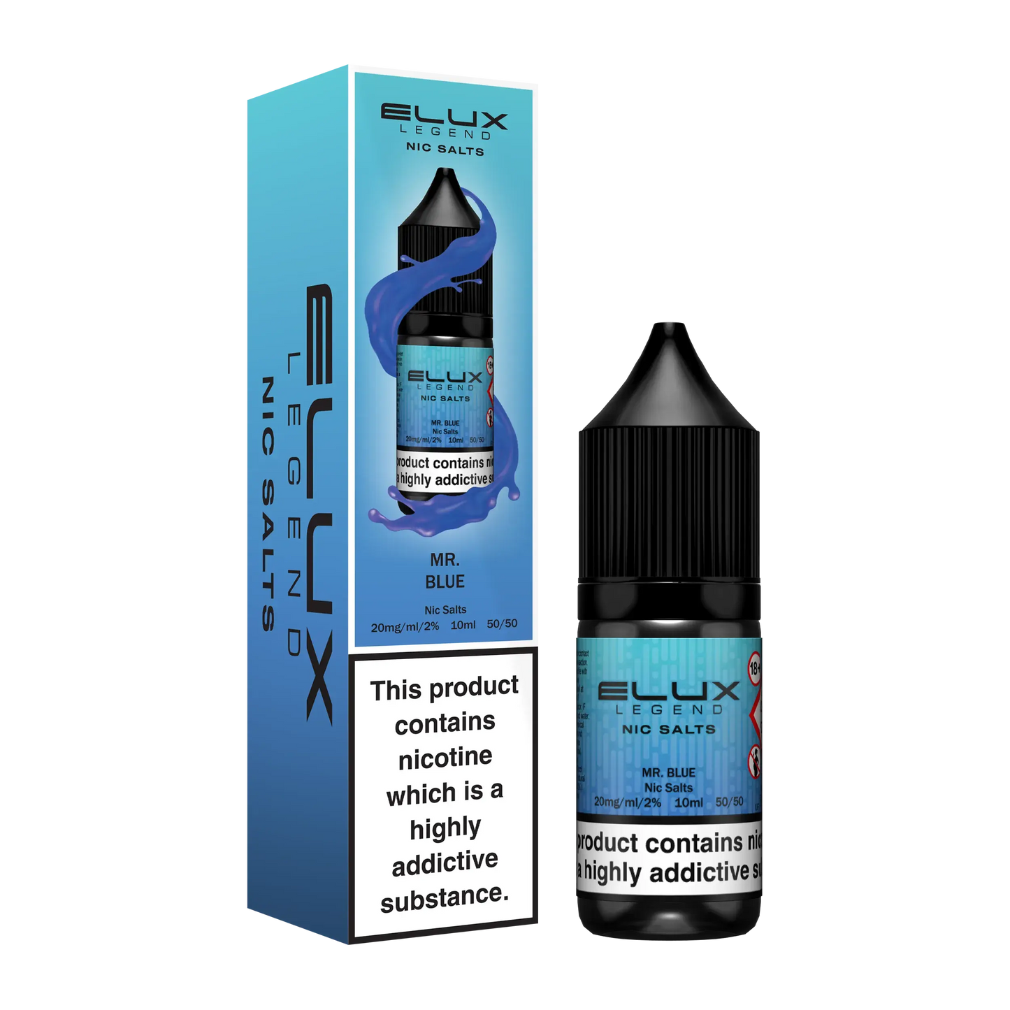 Mr Blue 20mg Elux Legend Nic Salt (6861576274023)