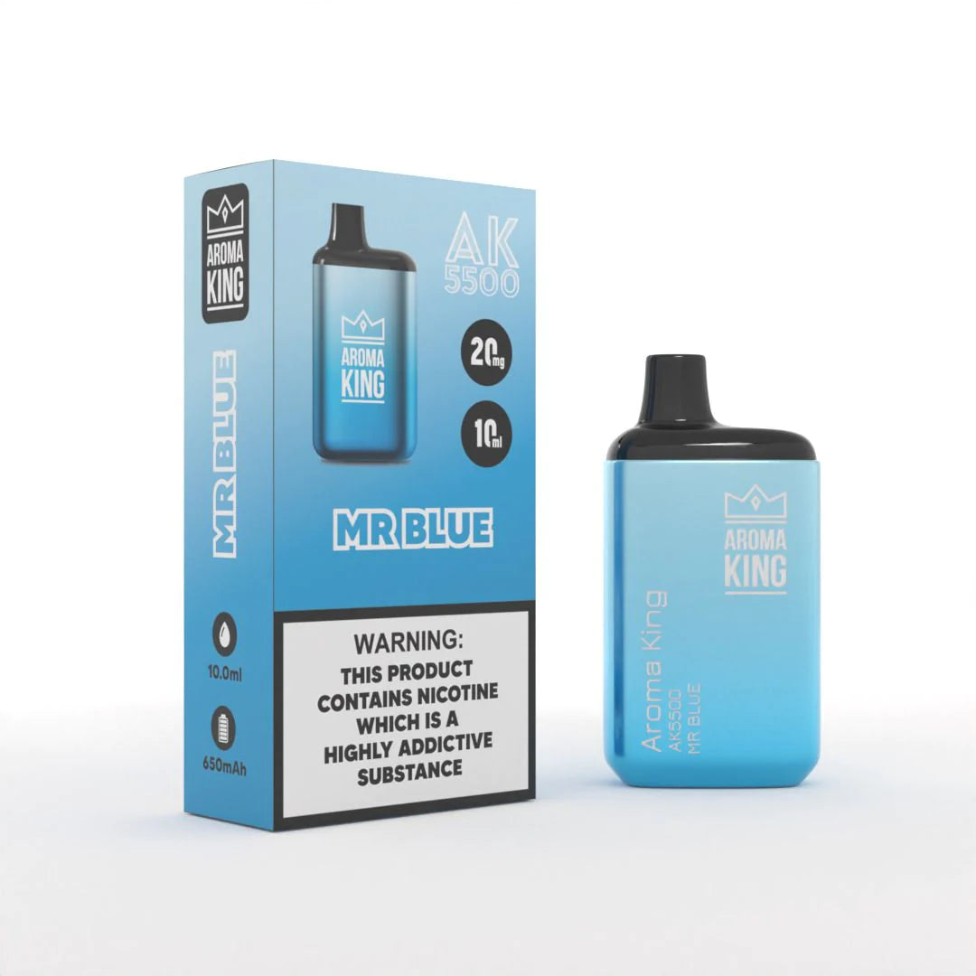 Mr Blue Aroma King AK5500 Puff 0mg Nicotine Disposable Vape