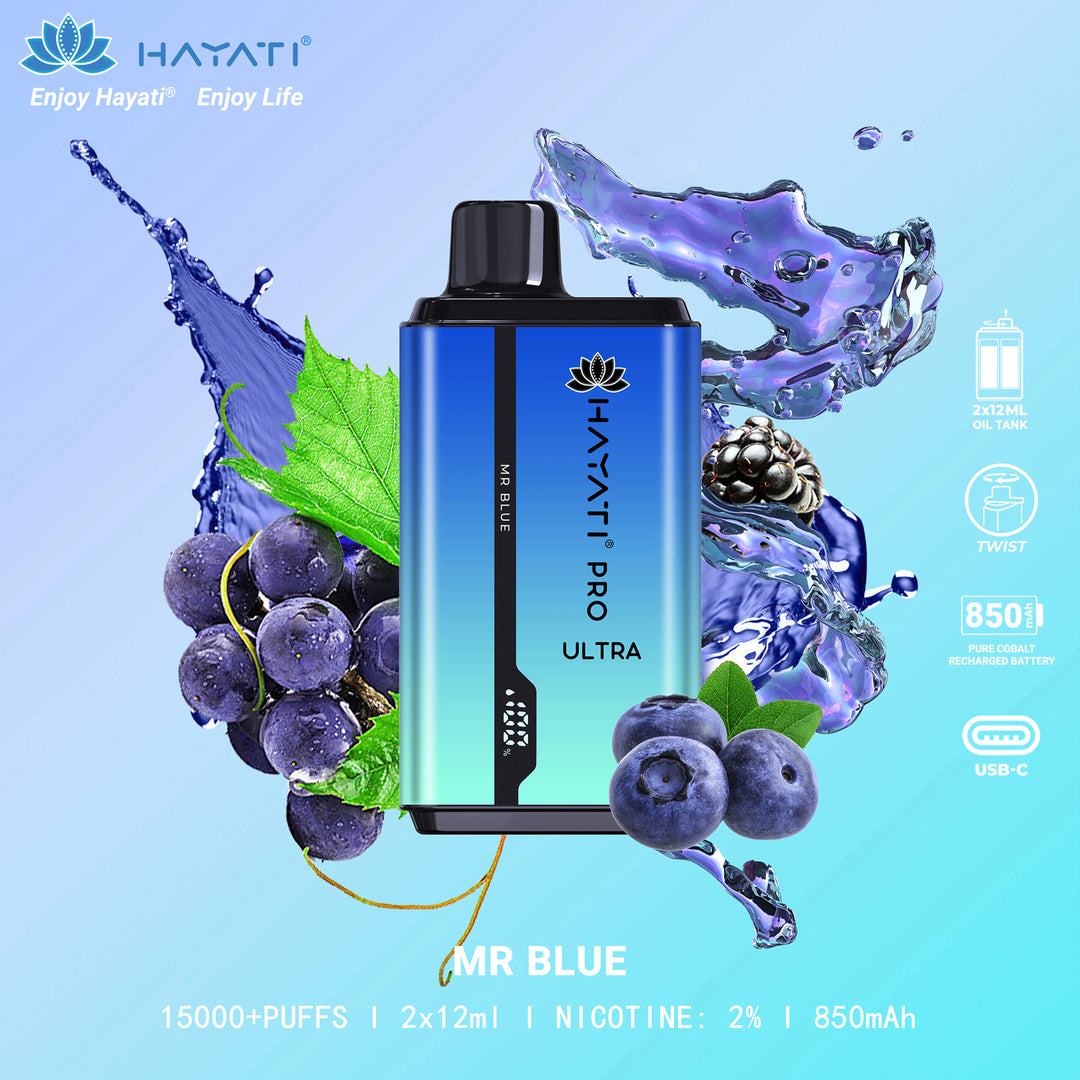 Hayati Pro Ultra 15K Puff Disposable Vape Pod Device