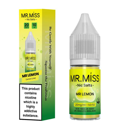 Lemon Lime Mr Lemon Nic Salt by Mr.Miss Nic Salts