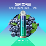 Load image into Gallery viewer, My Blue SKE Crystal Supermax 4500 Puff Disposable Vape
