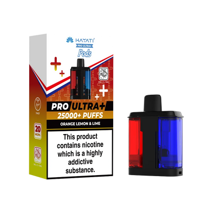 Orange Lemon Lime Hayati Pro Ultra Plus 25000 Pod Refills