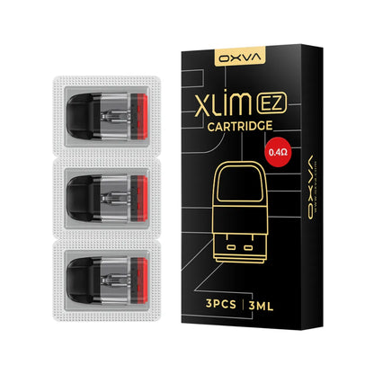 Oxva Xlim EZ Replacement Pods 3ml pack of 3 top fill cartridge. Compatible with Oxva Vape Kits