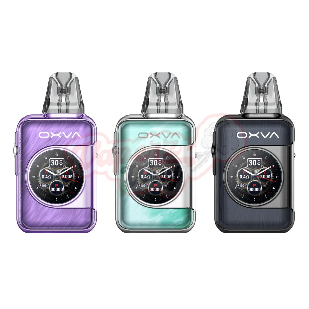Oxva Xlim SQ Pro 2 Pod Kit in purple, blue and wood design