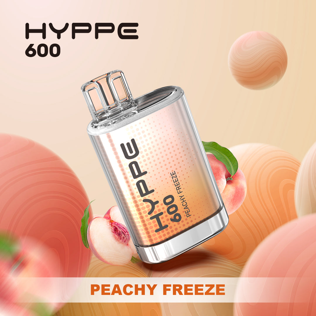 Peachy Freeze Hyppe 600 Puff Disposable Vape