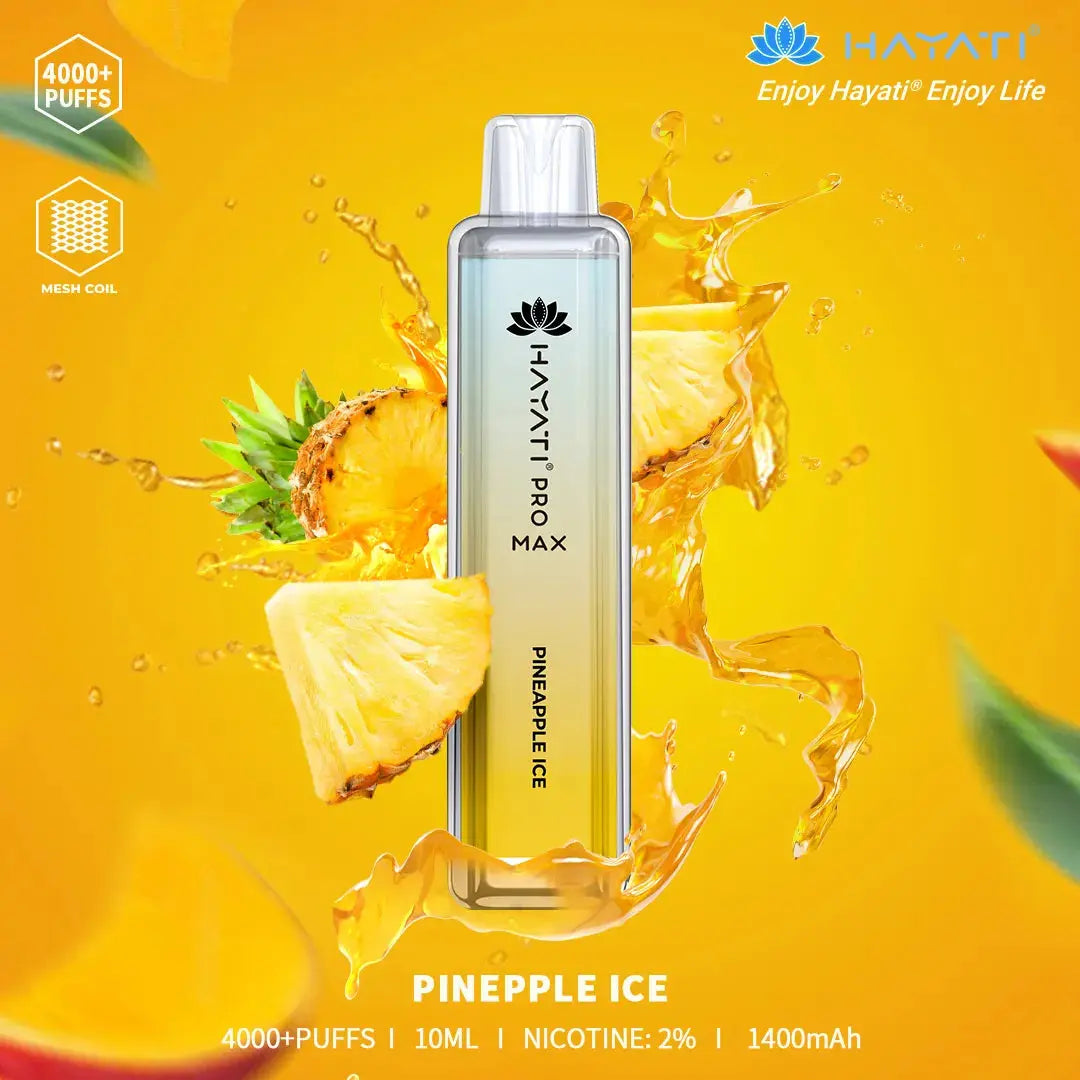 Pineapple Ice Hayati Pro Max 4000 Puff Disposable Vape
