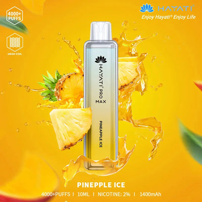 Pineapple Ice Hayati Pro Max 4000 Puff Disposable Vape