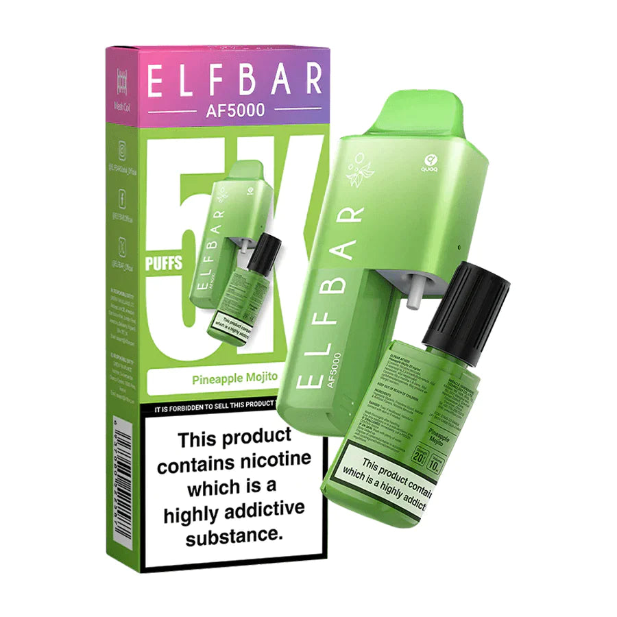 Pineapple Mojito Elf Bar AF5000 Disposable Vape Kit