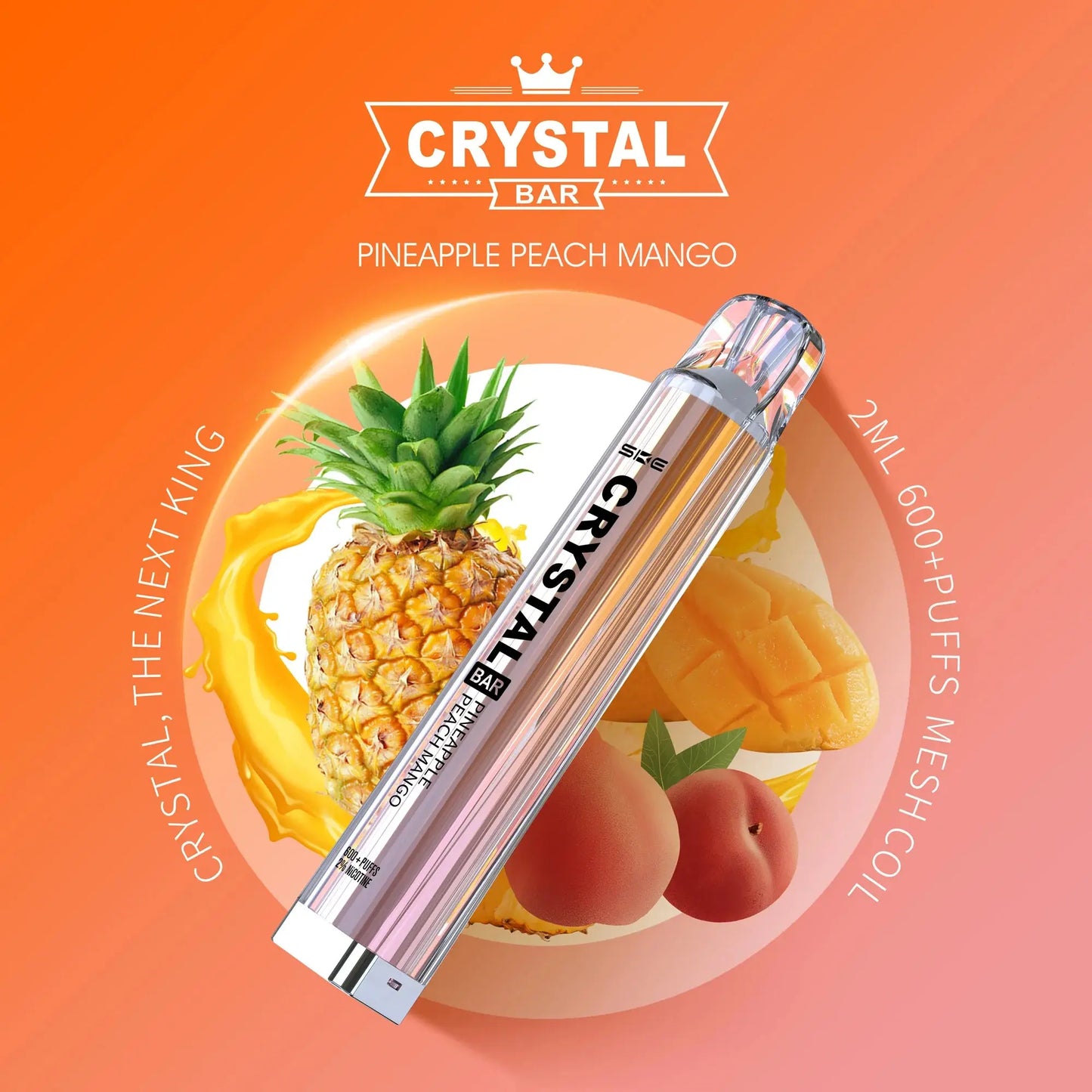 SKE Crystal 600 Puff Disposable Vape (6861487177831)