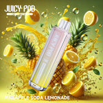 Load image into Gallery viewer, Juicy Pod Novamax 10K Puff Prefilled Pod Kit – Pineapple Soda Lemonade Juicy Pod 10K flavor with vibrant fruity splash visuals, premium vape device with intense taste and 10,000 puff capacity
